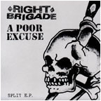 Various artists - Right Brigade / A Poor Excuse split