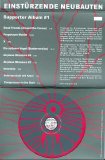 Einsturzende Neubauten - Supporters' Album #1