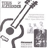 Alger "Texas" Alexander - Texas Alexander, Vol. 3: 1930-1950