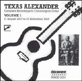 Texas Alexander - Texas Alexander, Vol. 1 (1927)