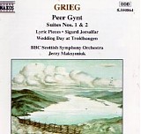 BBC Scottish Symphony Orchestra conducted by Jerzy Maksymiuk - Grieg: Peer Gynt Suites Nos. 1 & 2; Lyric Pieces; Sigurd Jorsalfar; Wedding Day at Troldhaugen