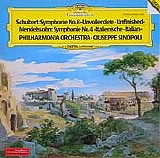 Philharmonia Orchestra - Sinopoli - Schubert - Symphony No 8 / Mendelssohn - Symphony No .4