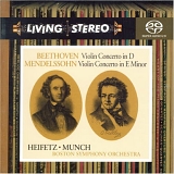 Beethoven / Mendelssohn - Heifetz, Munch - Beethoven & Mendelssohn: Violin Concertos (SACD hybrid)