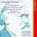 Various artists - Brahms: Horn Trio, Clarinet Sonatas (Damm / KlÃ¶cker / Suk / Genuit)