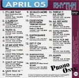 Various artists - Promo Only Rhythm Radio April