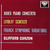 Sir Clifford Curzon, London Symphony Orchestra - Ã˜ivin Fjeldstad  London Philha - Grieg: Piano Concerto  Franck: Variations symphoniques  Litolff: Scherzo from Concerto symphonique No. 4