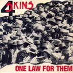 The 4-Skins - One Law For Them (7-inches)