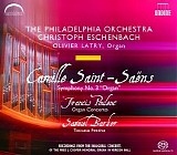 Olivier Latry, Philadelphia Orchestra - Christoph Eschenbach - Works for Organ: Saint-Saens - Symphony No. 3., Poulenc - Organ Concerto,  Barber - Toccata Festiva