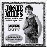 Josie Miles - Josie Miles Vol. 2 (1924-25)   @320