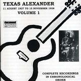 Texas Alexander - 1927-1928 Volume 1