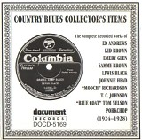 Various artists - Country Blues Collector's Items Vol 1 (1924 - 1928)