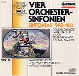 Kammerorchester - Four Orchestral Symphonies ~ Kammerorchester 'CPE Bach', Haenchen  (Capriccio 10175)