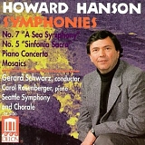 Carol Rosenberger - Howard Hanson: Symphonies Nos. 5 & 7 / Piano Concerto / Mosaics