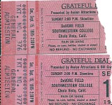 Grateful Dead - 9-15-85 Devore Field Chula Vista