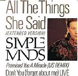 Simple Minds - All The Things She Said