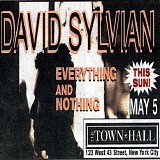 David Sylvian - Everything And Nothing. Live In NYC, May 5 2002