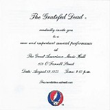 Grateful Dead - 1975-08-13 Great American Music Hall, San Francisco, CA CD1